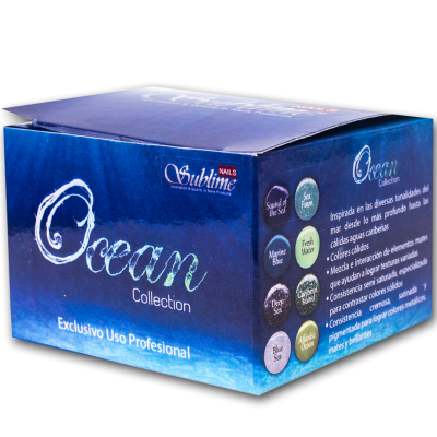 Colección Ocean (8 Tonos Azules y Verdes) 7g c/u