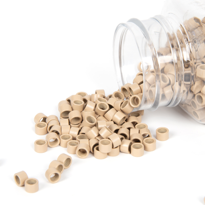 Micro Rings Rubio (1000 Uds) Micro anillo o enlaces para extensiones de cabello