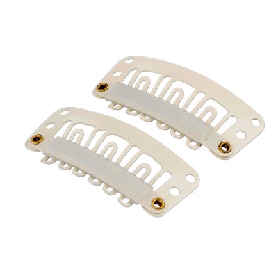 Clips tipo U Rubio (10 uds), para extensiones de cabello