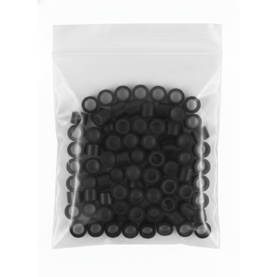 Micro Rings (grapas) Negro, con Rosca (Bls 50) para Extensiones