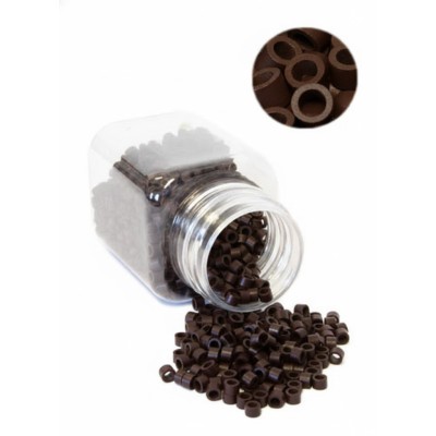 Micro Rings Marron (1000 Uds) Micro anillo o grapas para extensiones de cabello