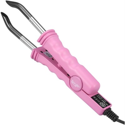 Tenaza de Fusión y de Fundir con Termostato Rosa Ergonómica para extensiones de Cabello