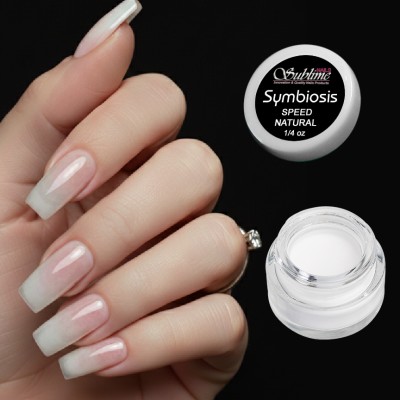 Polvo Acrílico Base Natural 7g (3 secados) Symbiosis: Rápido - Medio - Lento